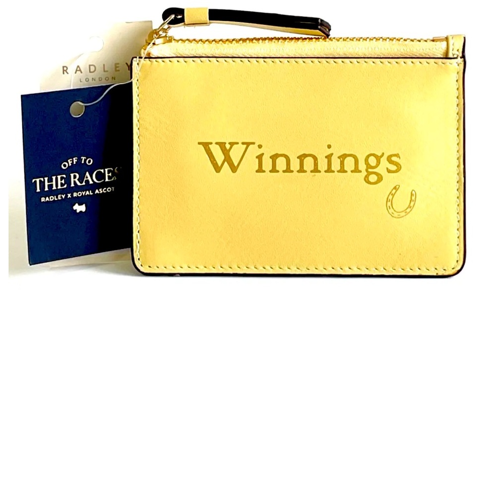 ISO RADLEY Royal Ascot - Winnings - Leather Card Holder Coin Purse